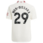 Aaron Wan-Bissaka Manchester United adidas Youth 2023/24 Third Replica Player Jersey - White/Green
