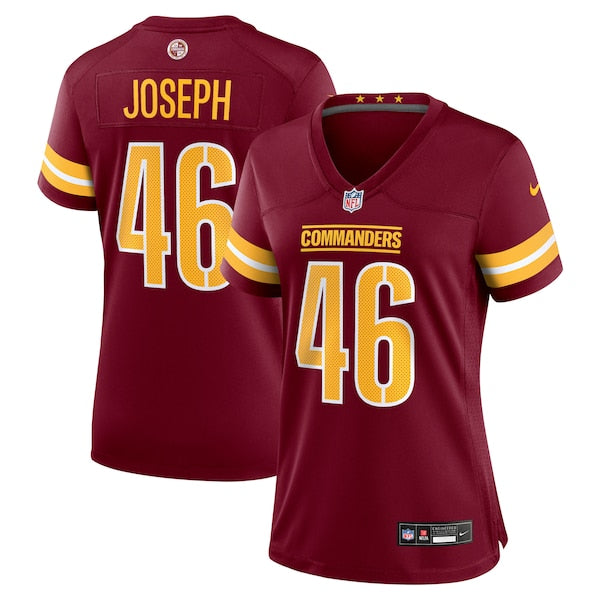 Greg Joseph Washington Commanders Nike Women's Team Game Jersey -  Burgundy