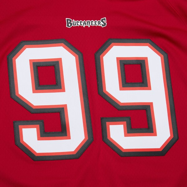 Warren Sapp Tampa Bay Buccaneers  2002 Legacy Replica Jersey - Red/Orange