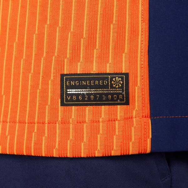 Netherlands National Team Nike 2024 Home Authentic Blank Jersey - Orange