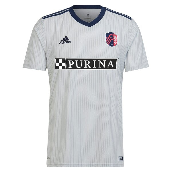 João Klauss St. Louis City SC adidas Youth 2024 The Spirit Kit Replica Jersey - Gray