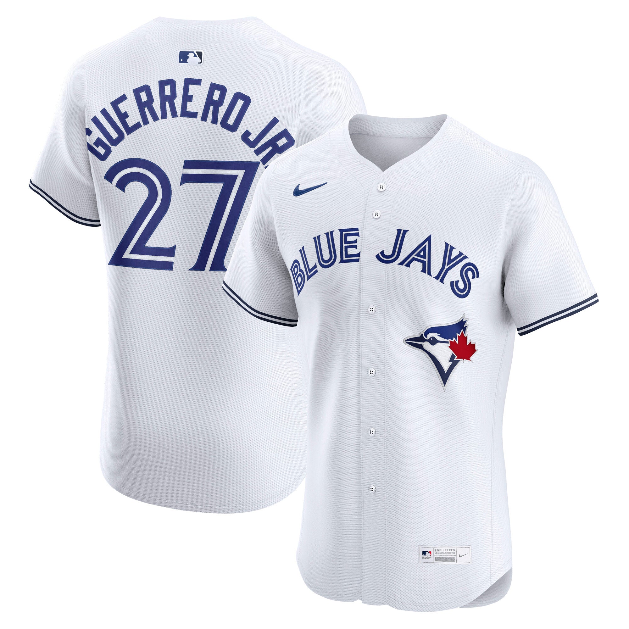 Vladimir Guerrero Jr. Toronto Blue Jays Nike Alternate 2 Elite Jersey - Powder Blue/Royal/White