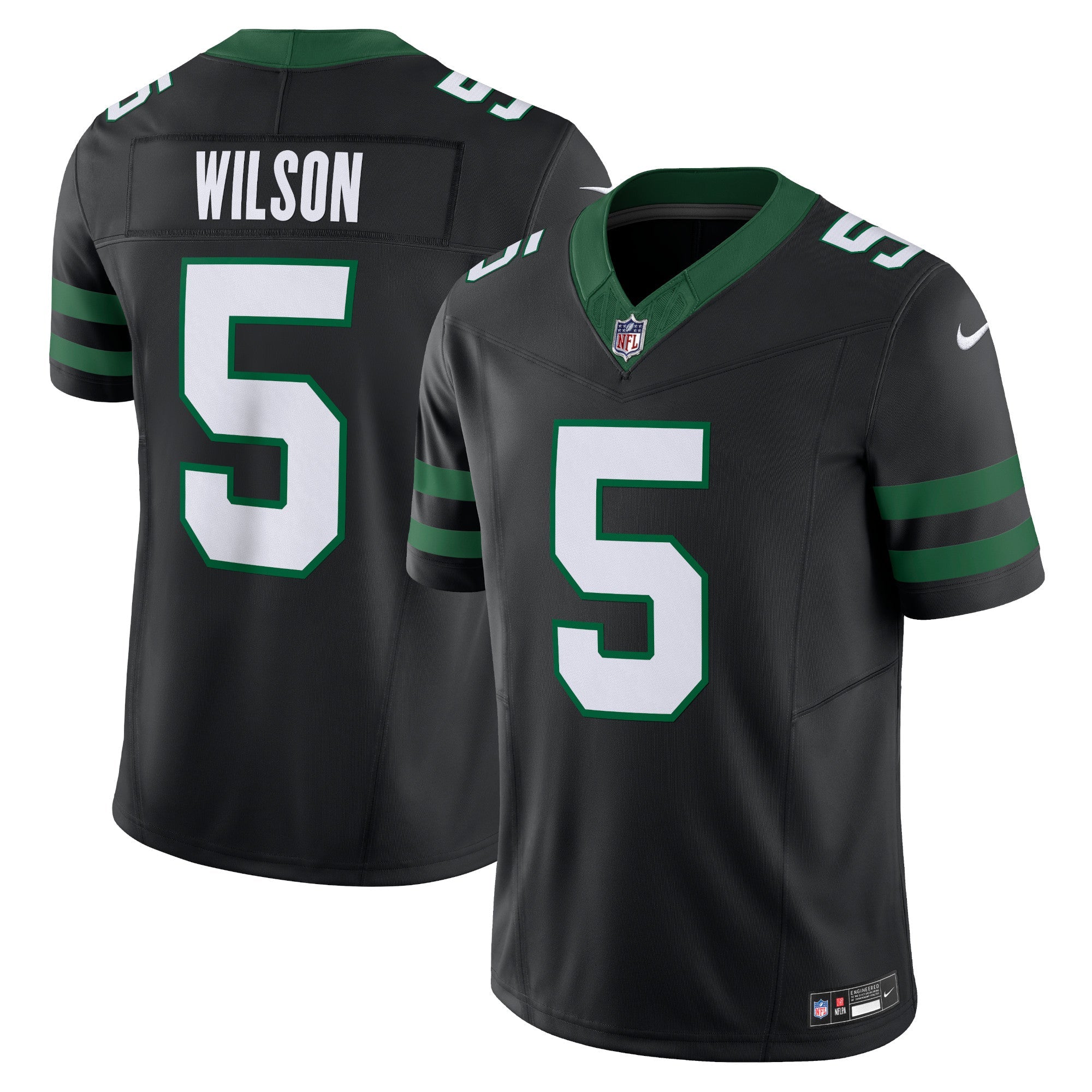 Garrett Wilson New York Jets Nike Vapor F.U.S.E. Limited Jersey  - Legacy White/Black