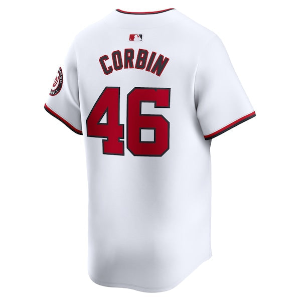Patrick Corbin Washington Nationals Nike Home Limited Player Jersey - White