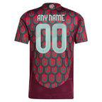 Mexico National Team adidas 2024 Home Authentic Custom Jersey - Burgundy