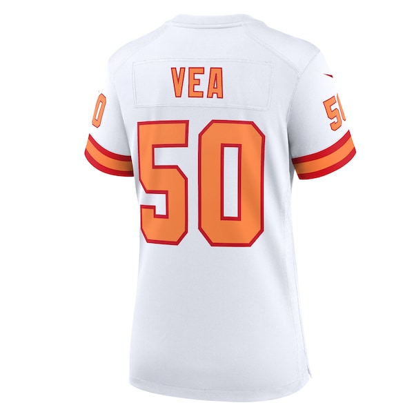Vita Vea '76 Tampa Bay Buccaneers Nike Women's 50th Season Game Jersey - White/Red