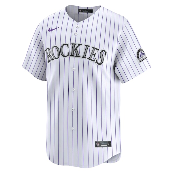 Colorado Rockies Nike Youth Home Limited Jersey - White