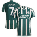 Mason Mount Manchester United adidas 2023/24 Away Authentic Player Jersey - Green/Red