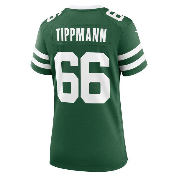 Joe Tippmann New York Jets Nike Women's Team Game Jersey - Legacy Green