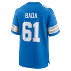 David Bada Detroit Lions Nike Team Game Jersey -  Blue