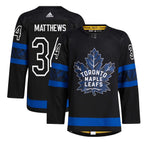 Auston Matthews Toronto Maple Leafs adidas Alternate Authentic Pro Player - Jersey - Black