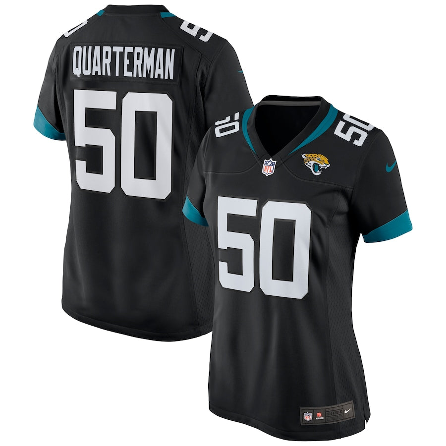Shaquille Quarterman Jacksonville Jaguars Nike Women's Game Jersey - Teal/Black