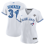 Max Scherzer Toronto Blue Jays Nike Women's 2025 World Series Home Replica Player Jersey - White