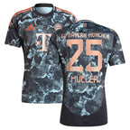 Thomas Müller Bayern Munich adidas 2024/25 Away Replica Player Jersey - Black