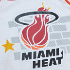Miami Heat x Tats Cru Hardwood Classics Fashion Jersey - White