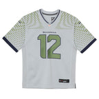 12s Seattle Seahawks Nike Toddler 2025 Rivalries Collection Game Jersey - Wolf Gray
