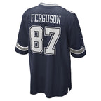 Jake Ferguson Dallas Cowboys Nike Game Jersey - Navy/White