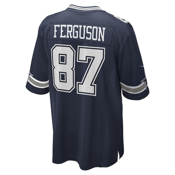Jake Ferguson Dallas Cowboys Nike Game Jersey - Navy/White