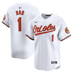 Baltimore Orioles Nike #1 Dad Home Limited Jersey - White