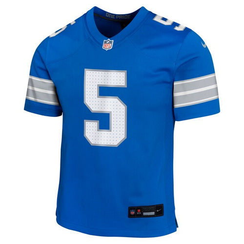 David Montgomery Detroit Lions Nike Youth Team Player Game Jersey - Blue