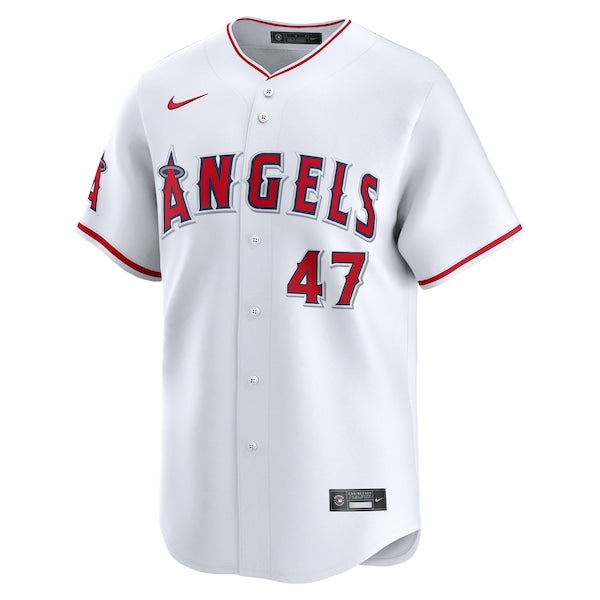 Griffin Canning Los Angeles Angels Nike Home Limited Player Jersey - White