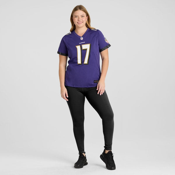 Josh Johnson Baltimore Ravens Nike Women's  Game Jersey -  Purple
