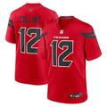 Nico Collins Houston Texans Nike Alternate Game Jersey -  Red/White/Navy