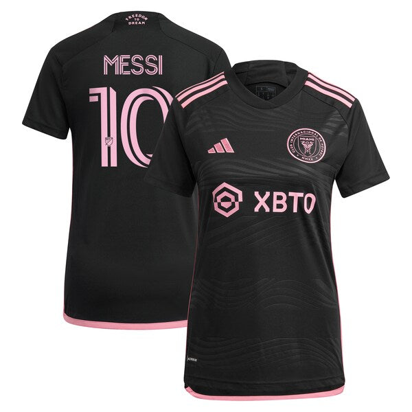 Lionel Messi Inter Miami CF adidas Women's 2024 La Noche Replica Jersey - Black