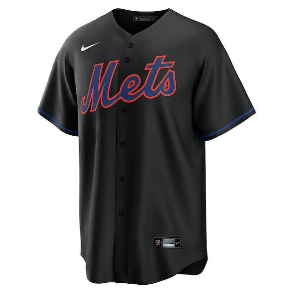 Francisco Alvarez New York Mets Nike Alternate Replica Jersey - Black