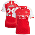 Kai Havertz Arsenal adidas Women's 2023/24 Home Replica Player Jersey - Red/Green/Yellow