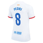 Pedri Barcelona Nike Women's 2023/24 Away Replica Jersey - White