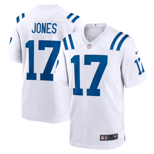 Daniel Jones Indianapolis Colts Nike Game Jersey -  White/Royal