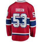 Noah Dobson Montreal Canadiens  Home Breakaway Jersey - Red
