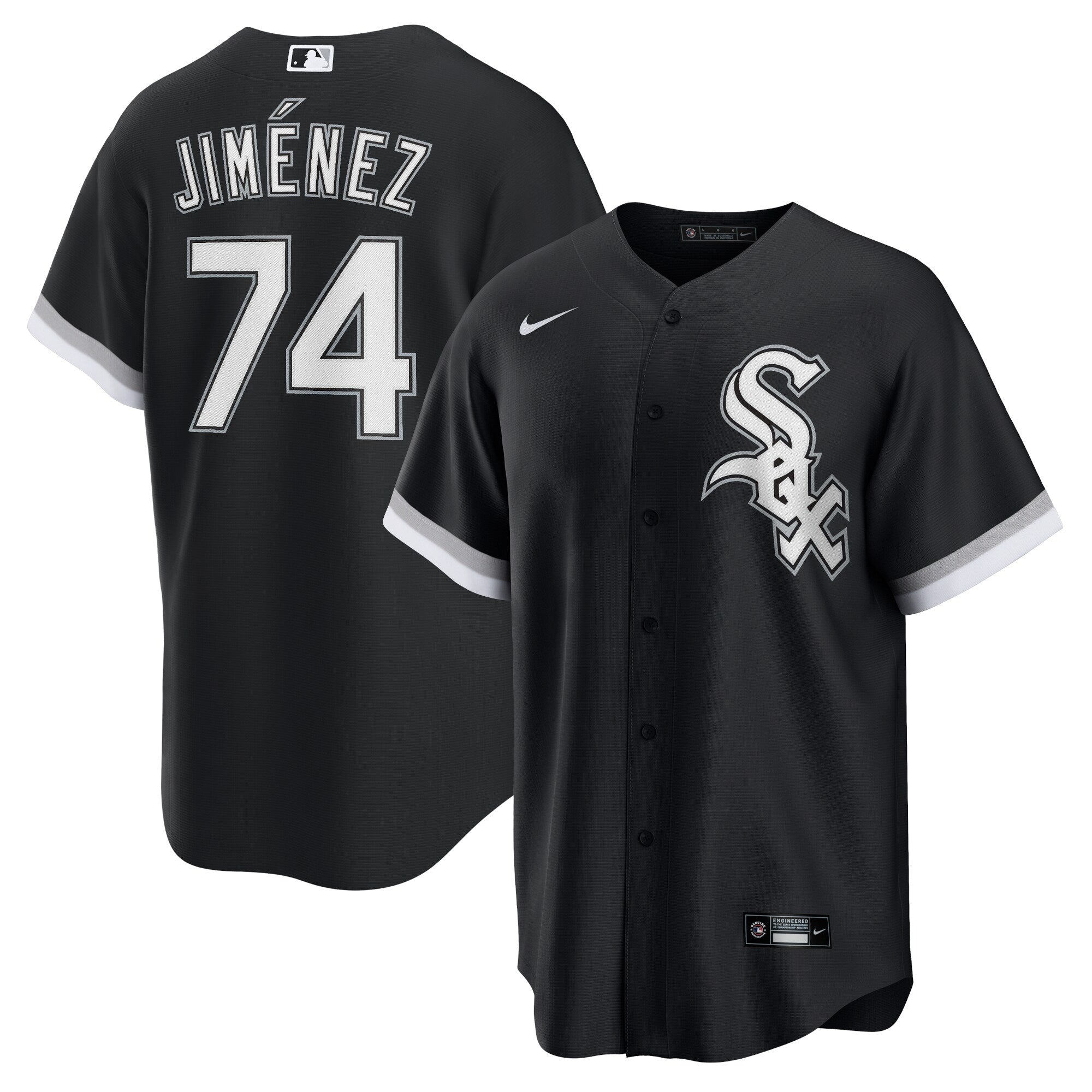 Eloy Jimenez Chicago White Sox Nike Home Replica Player Name Jersey - White/Black