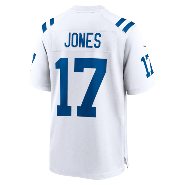 Daniel Jones Indianapolis Colts Nike Game Jersey -  White/Royal