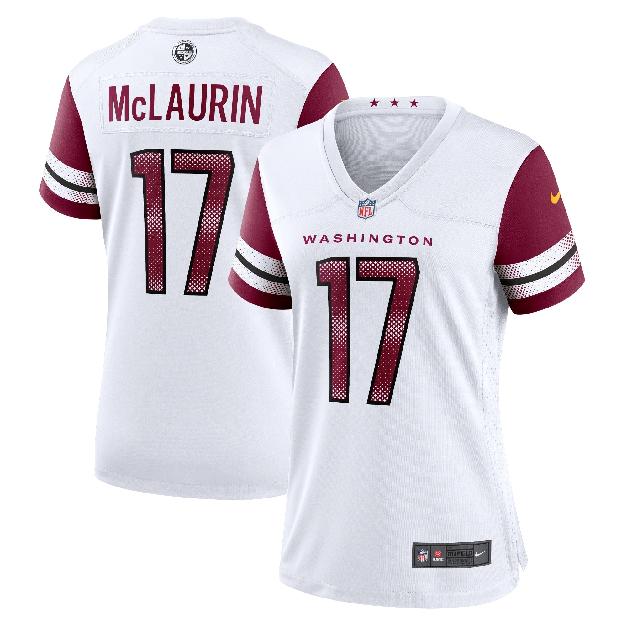 Terry McLaurin Washington Commanders Nike Women's Alternate Game Player Jersey - Black/Burgundy/White
