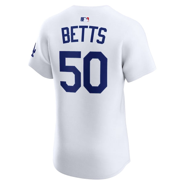 Mookie Betts Los Angeles Dodgers Nike Home Elite Player Jersey - White