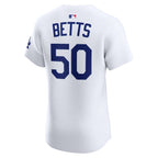 Mookie Betts Los Angeles Dodgers Nike Home Elite Player Jersey - White