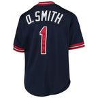 Ozzie Smith St. Louis Cardinals Youth Cooperstown Collection Mesh Batting Practice Jersey - Navy
