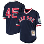 Pedro Martinez Boston Red Sox Youth Cooperstown Collection Mesh Batting Practice Jersey - Navy