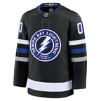 Tampa Bay Lightning  Alternate Premium Custom Jersey - Black/Blue/White