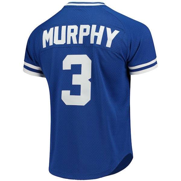 Dale Murphy Atlanta Braves Cooperstown Mesh Batting Practice Jersey - Royal/Scarlet
