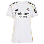 Jude Bellingham Los Merengues adidas Women's 2025/26 Home Replica Jersey - White/Blue