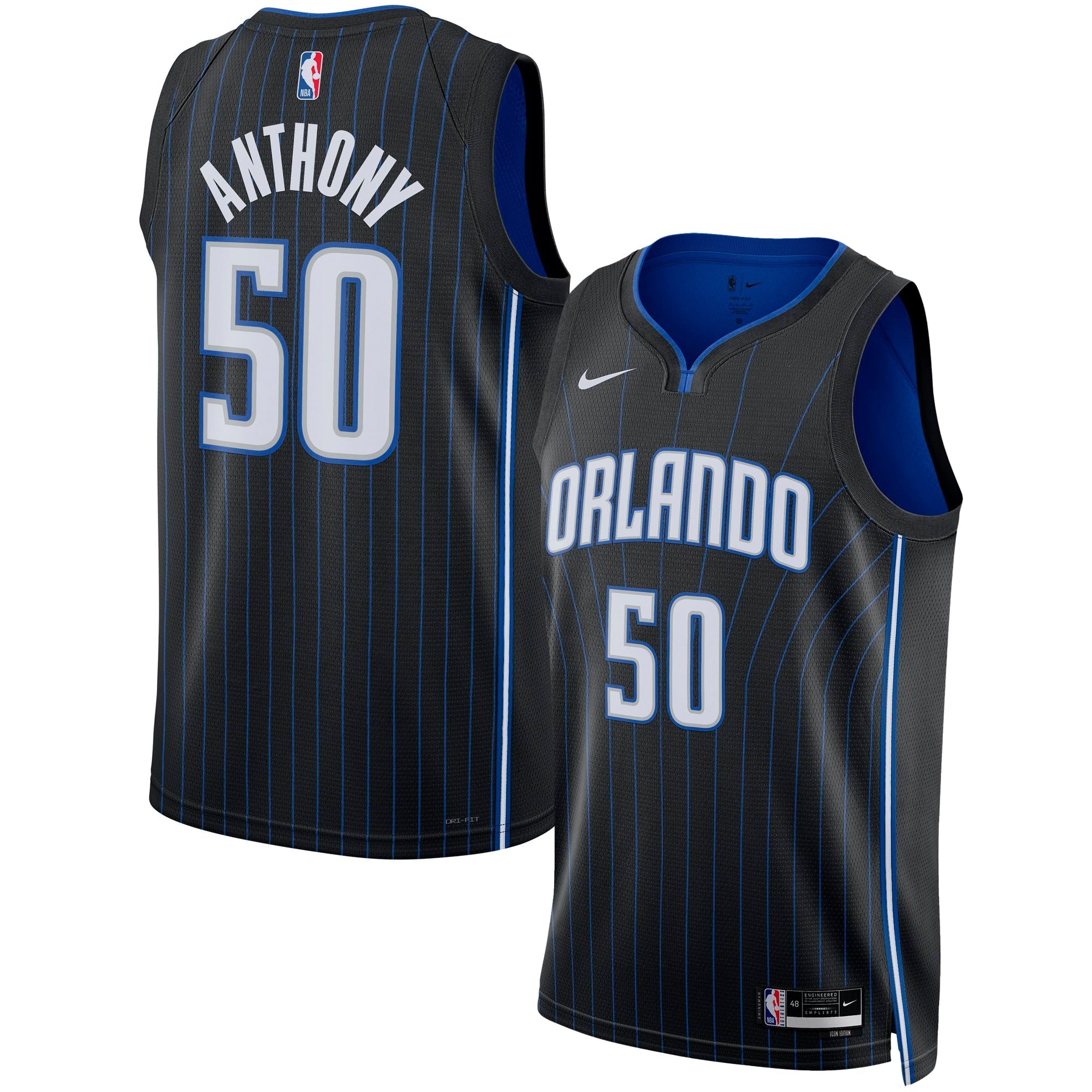 Cole Anthony Orlando Magic Nike Unisex Swingman Jersey - Association Edition - White/Black