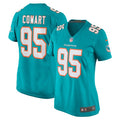 Byron Cowart Miami Dolphins Nike Women's  Game Jersey -  Aqua