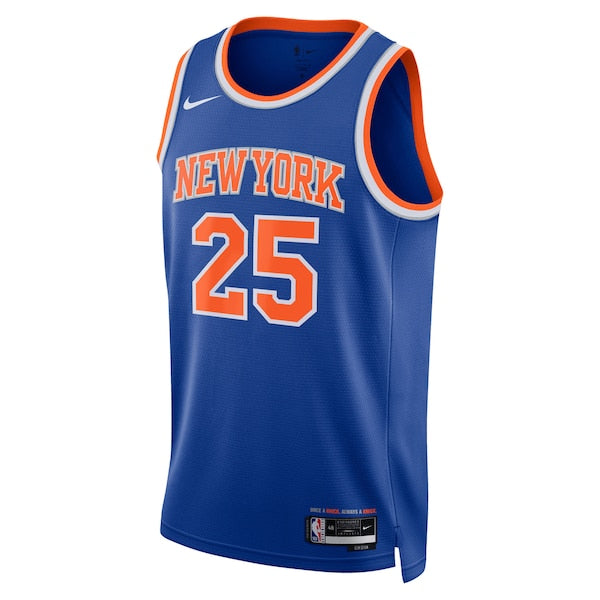 Mikal Bridges New York Knicks Nike Unisex Swingman Jersey - Icon Edition - Blue