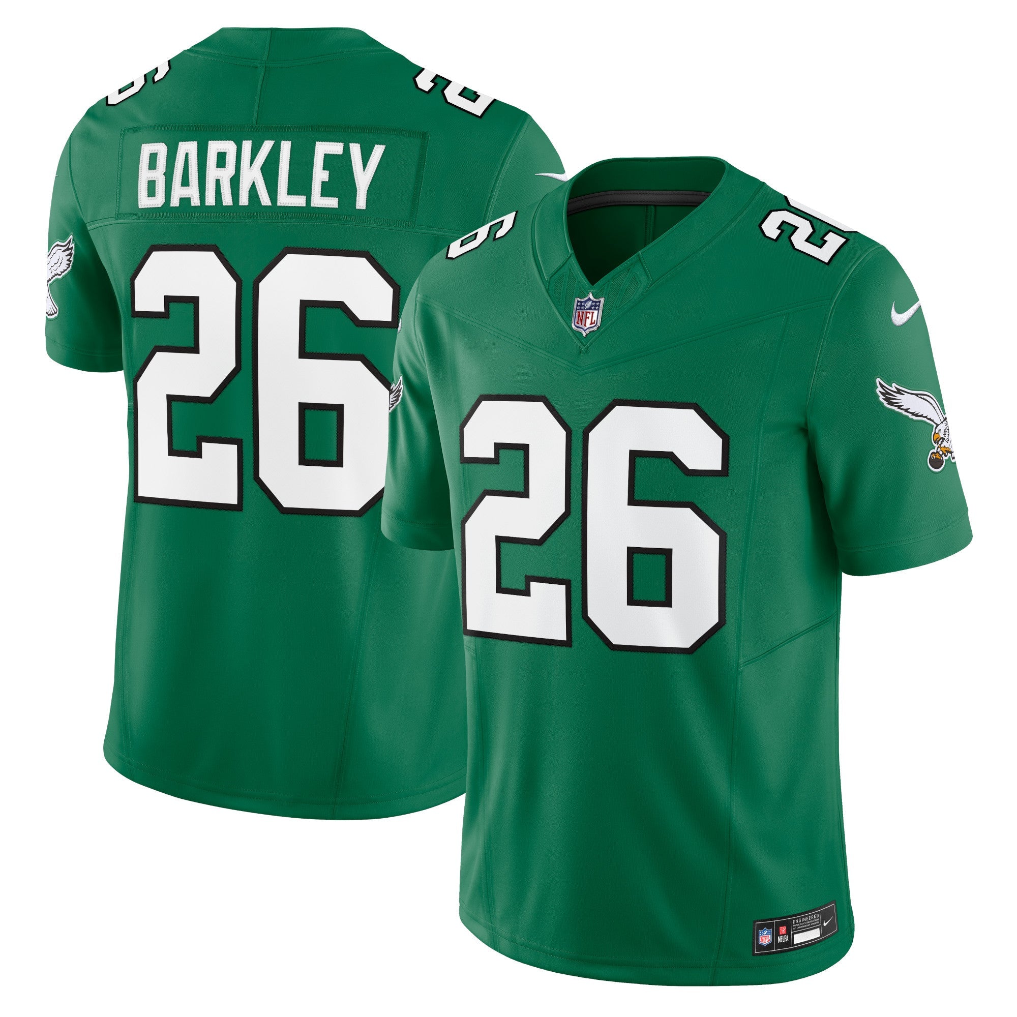 Saquon Barkley Philadelphia Eagles Nike Vapor F.U.S.E. Limited Jersey - Black/Green/Kelly Green