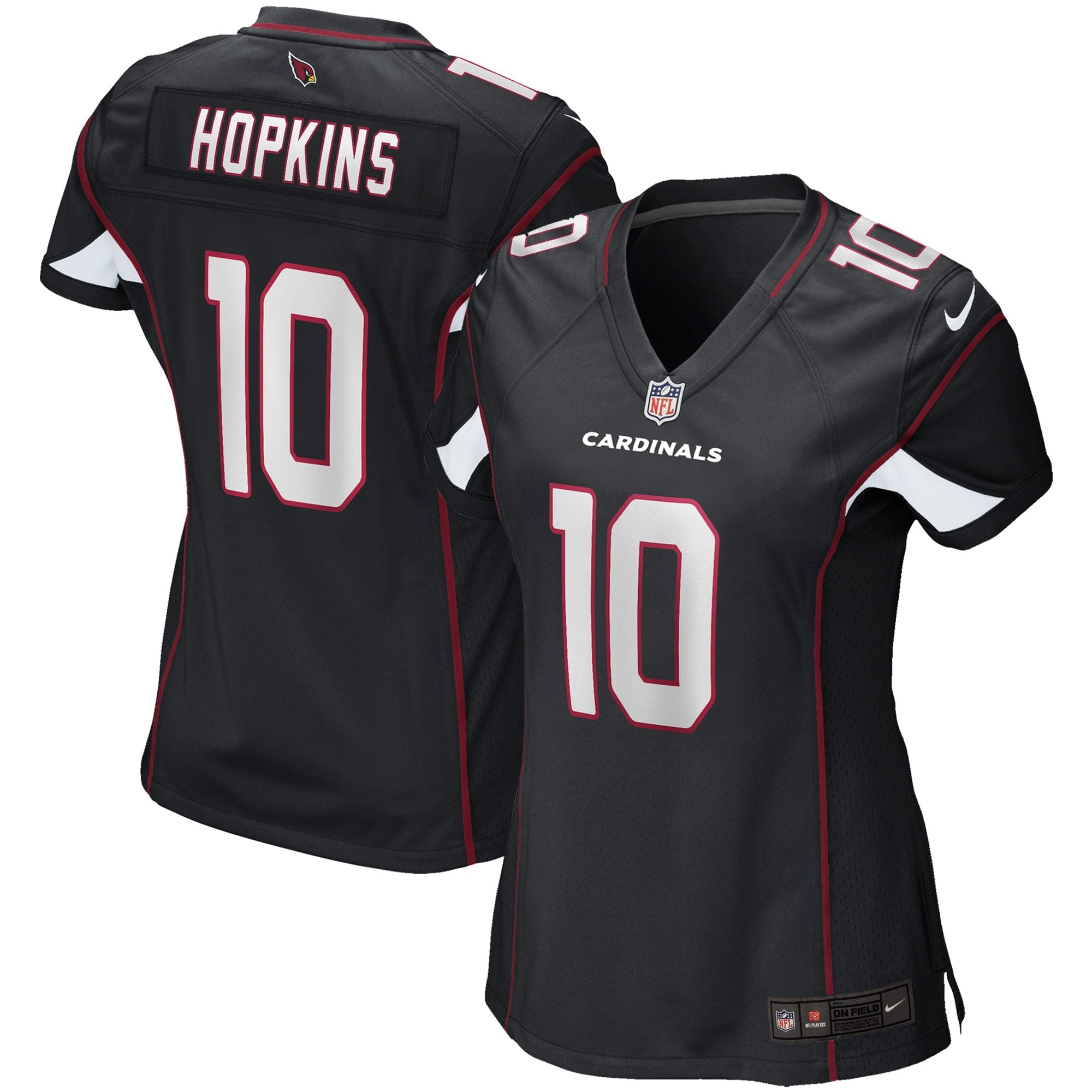 DeAndre Hopkins Arizona Cardinals Nike Women's Game Player Jersey - Cardinal/Black/White