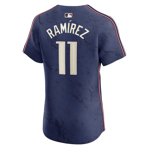 José Ramírez Cleveland Guardians Nike City Connect Elite Jersey - Navy