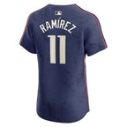 José Ramírez Cleveland Guardians Nike City Connect Elite Jersey - Navy